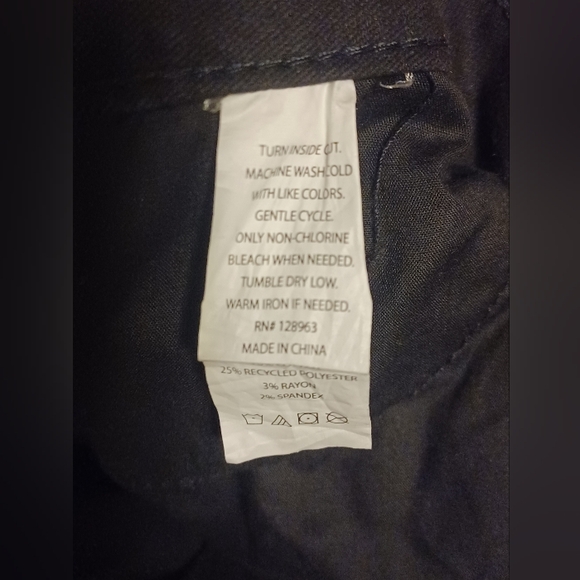 Indigo Rein Women's Jeans Midrise Black Size 11 W29/L32.5 Distressed Preowned - Picture 8 of 11